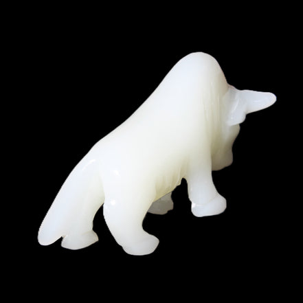 Afghan Jade hand-carved Bull 118*34*72mm 250g in sunlight - Rocks and Things Store