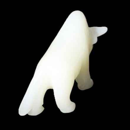 Afghan Jade hand-carved Bull 118*34*72mm 250g in sunlight - Rocks and Things Store