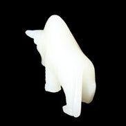 Afghan Jade hand-carved Bull 118*34*72mm 250g in sunlight - Rocks and Things Store