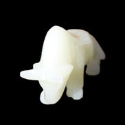 Afghan Jade hand-carved Bull 118*34*72mm 250g in sunlight - Rocks and Things Store