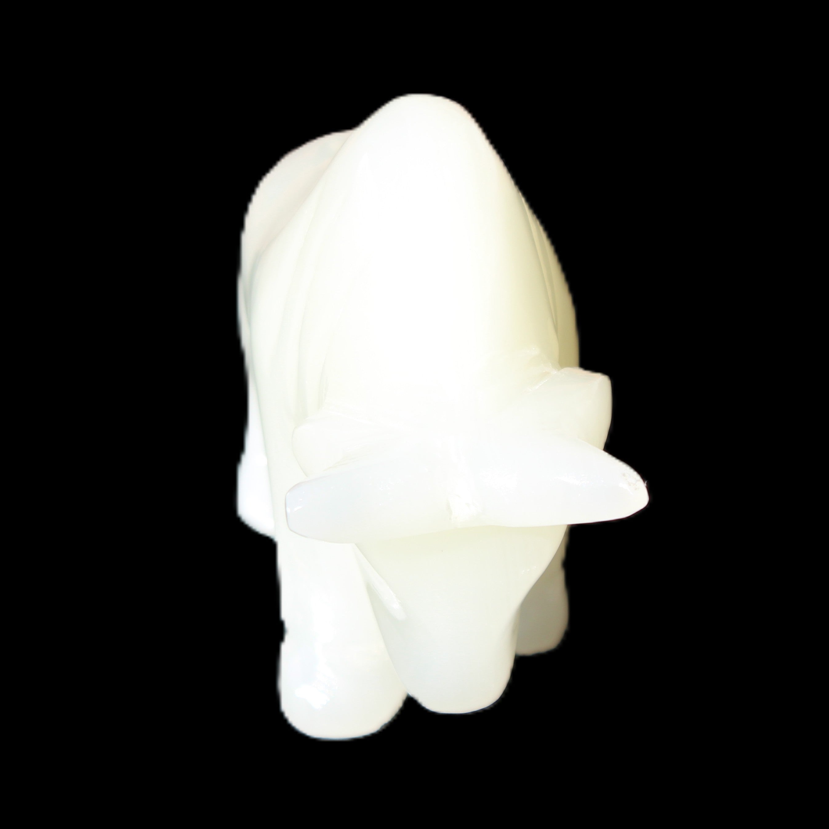 Afghan Jade hand-carved Bull 118*34*72mm 250g in sunlight - Rocks and Things Store