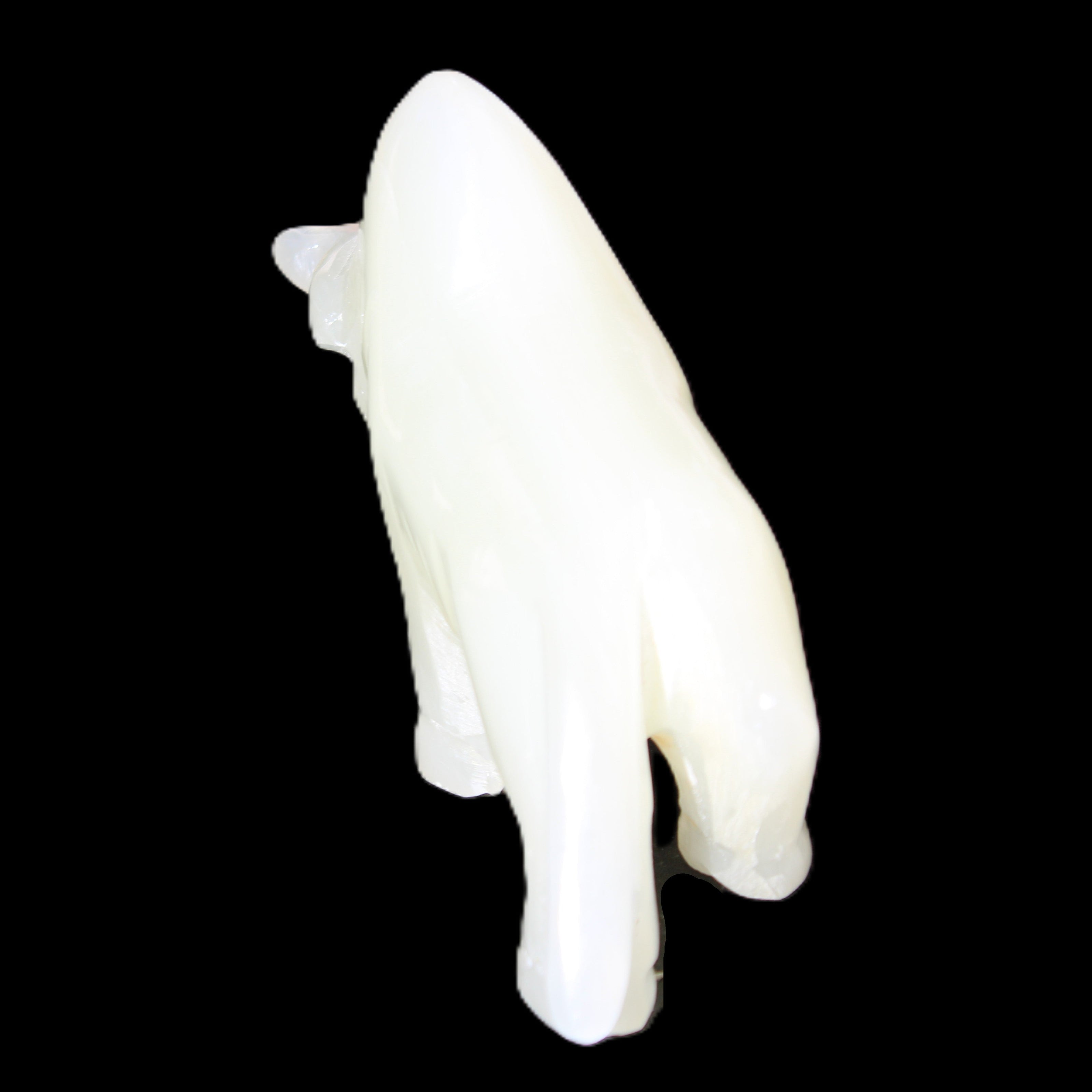 Afghan Jade hand-carved Bull 113*35*71mm 253g in sunlight - Rocks and Things Store