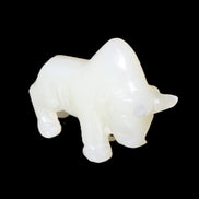 Afghan Jade hand-carved Bull 113*35*71mm 253g in sunlight - Rocks and Things Store