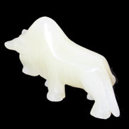 Afghan Jade hand-carved Bull 113*35*71mm 253g in sunlight - Rocks and Things Store