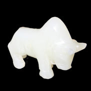 Afghan Jade hand-carved Bull 113*35*71mm 253g in sunlight - Rocks and Things Store