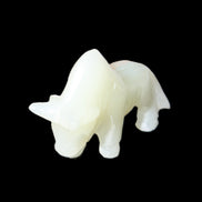 Afghan Jade hand-carved Bull 113*35*71mm 253g in sunlight - Rocks and Things Store