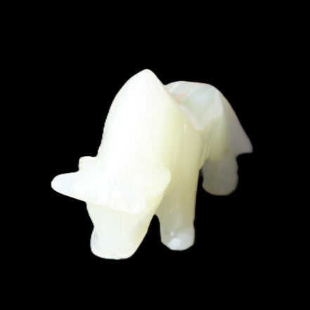 Afghan Jade hand-carved Bull 113*35*71mm 253g in sunlight - Rocks and Things Store