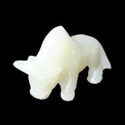 Afghan Jade hand-carved Bull 113*35*71mm 253g in sunlight - Rocks and Things Store