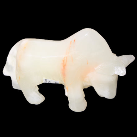 Afghan Jade hand-carved Bull 115*30*67mm 234g in sunlight - Rocks and Things Store