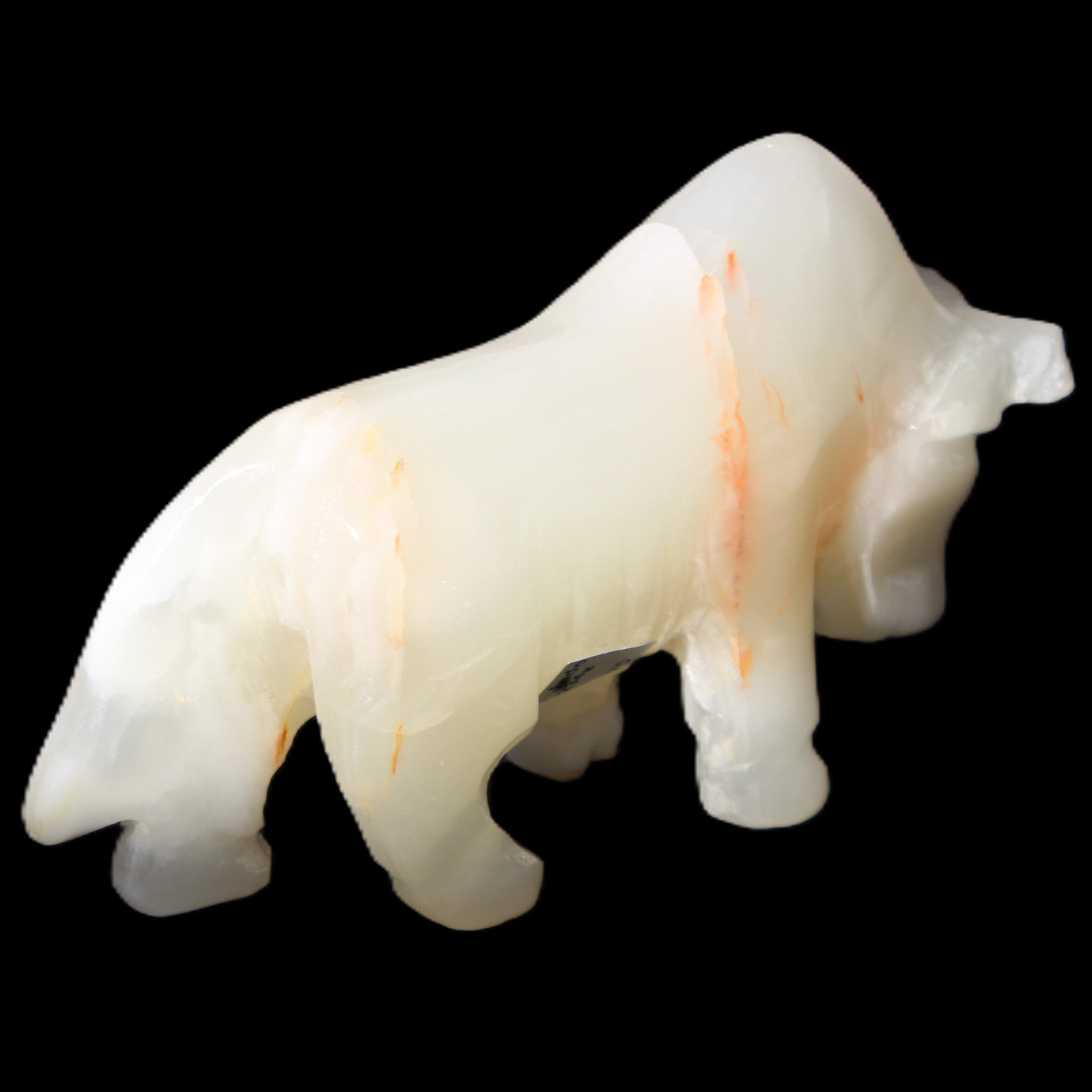 Afghan Jade hand-carved Bull 115*30*67mm 234g in sunlight - Rocks and Things Store