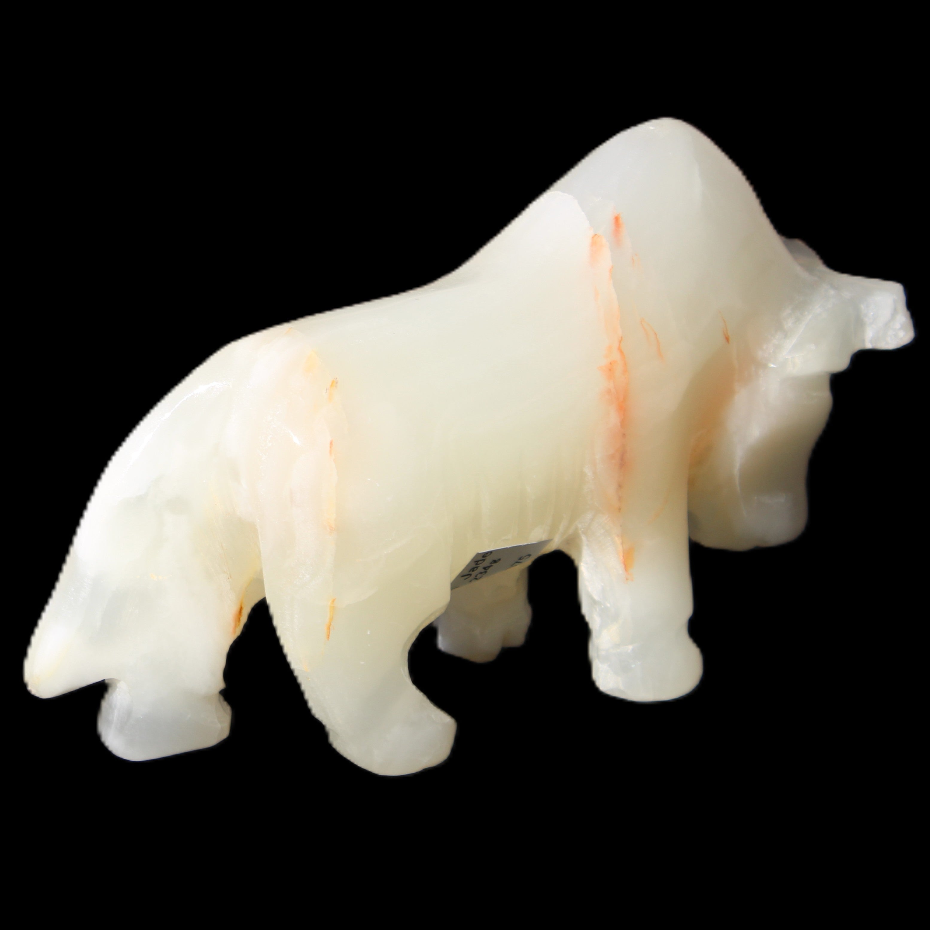 Afghan Jade hand-carved Bull 115*30*67mm 234g in sunlight - Rocks and Things Store