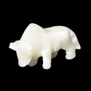 Afghan Jade hand-carved Bull 115*30*67mm 234g in sunlight - Rocks and Things Store