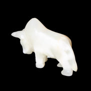 Afghan Jade hand-carved Bull 115*30*67mm 234g in sunlight - Rocks and Things Store