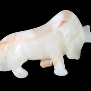 Afghan Jade hand-carved Bull 115*30*70mm 240g in sunlight - Rocks and Things Store