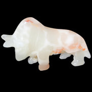 Afghan Jade hand-carved Bull 115*30*70mm 240g in sunlight - Rocks and Things Store