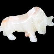 Afghan Jade hand-carved Bull 115*30*70mm 240g in sunlight - Rocks and Things Store