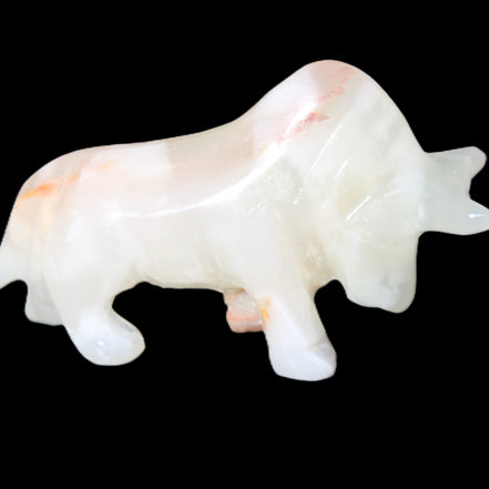 Afghan Jade hand-carved Bull 115*30*70mm 240g in sunlight - Rocks and Things Store