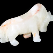 Afghan Jade hand-carved Bull 115*30*70mm 240g in sunlight - Rocks and Things Store