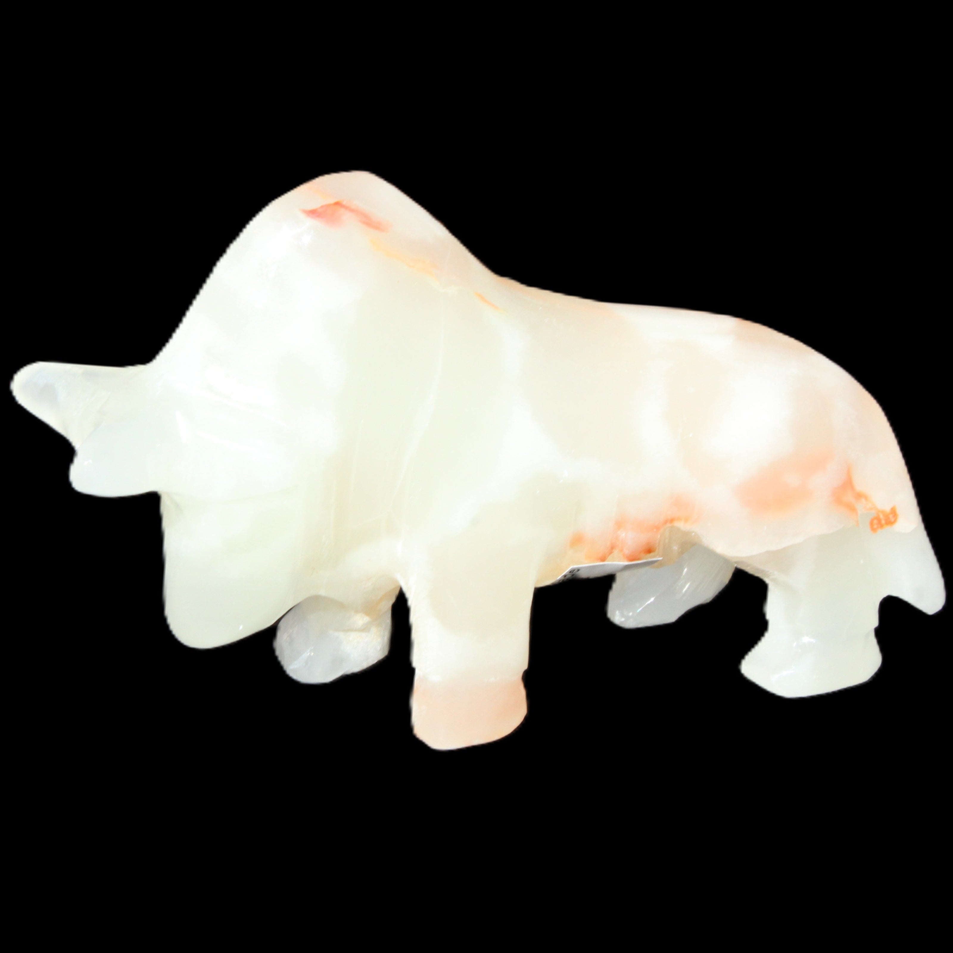 Afghan Jade hand-carved Bull 115*30*70mm 240g in sunlight - Rocks and Things Store
