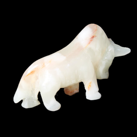 Afghan Jade hand-carved Bull 115*30*70mm 240g in sunlight - Rocks and Things Store