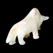 Afghan Jade hand-carved Bull 115*30*70mm 240g in sunlight - Rocks and Things Store