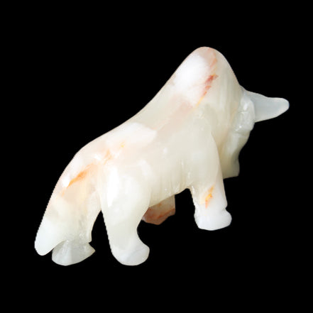 Afghan Jade hand-carved Bull 115*30*70mm 240g in sunlight - Rocks and Things Store