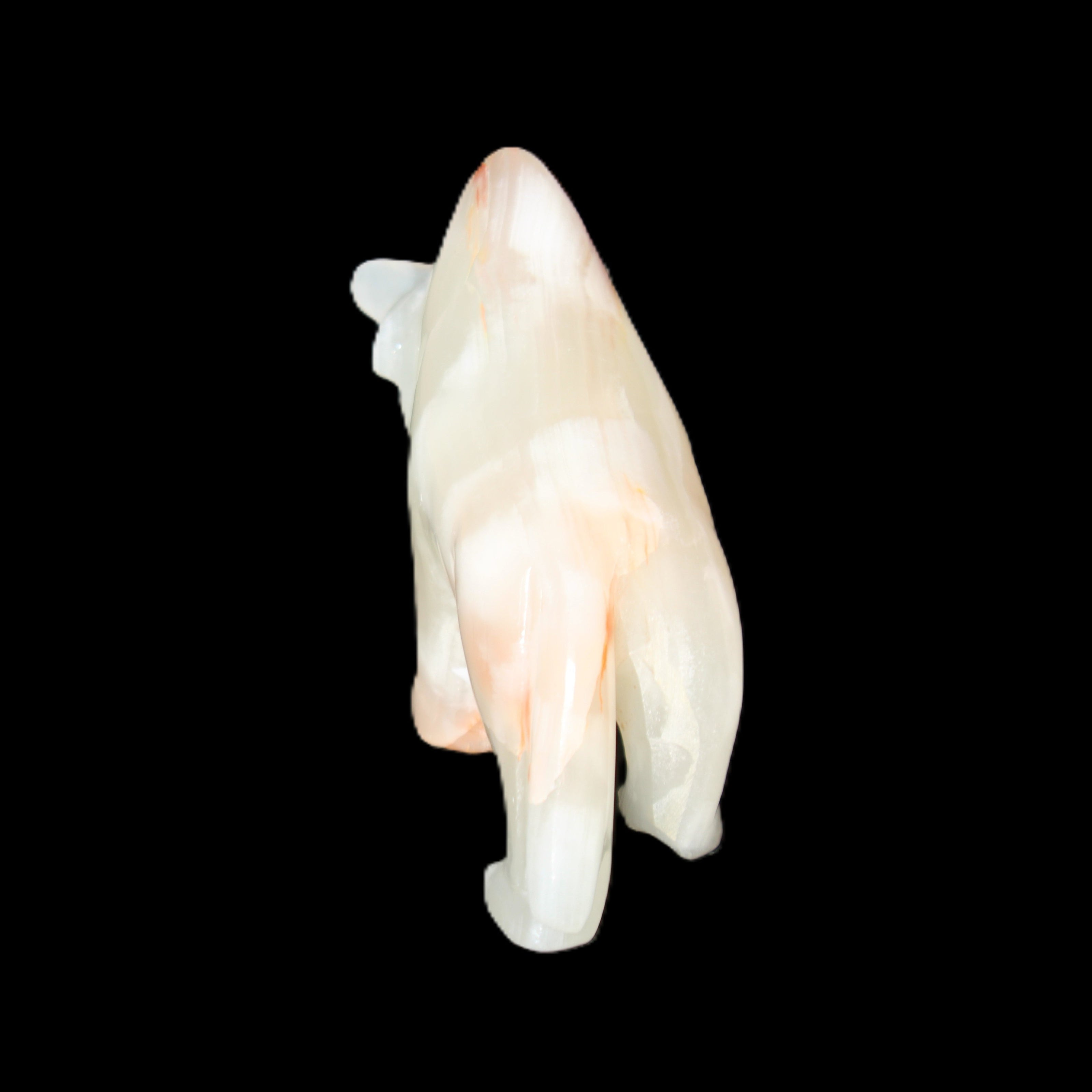 Afghan Jade hand-carved Bull 115*30*70mm 240g in sunlight - Rocks and Things Store