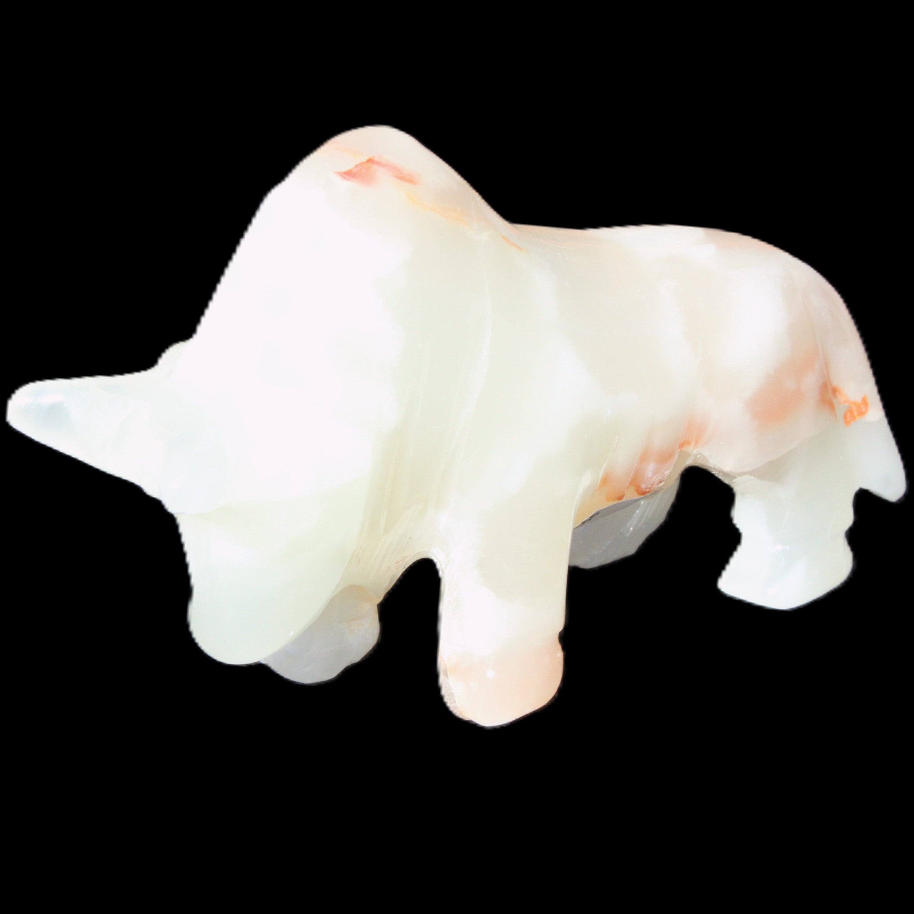 Afghan Jade hand-carved Bull 115*30*70mm 240g in sunlight - Rocks and Things Store
