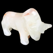 Afghan Jade hand-carved Bull 115*30*70mm 240g in sunlight - Rocks and Things Store