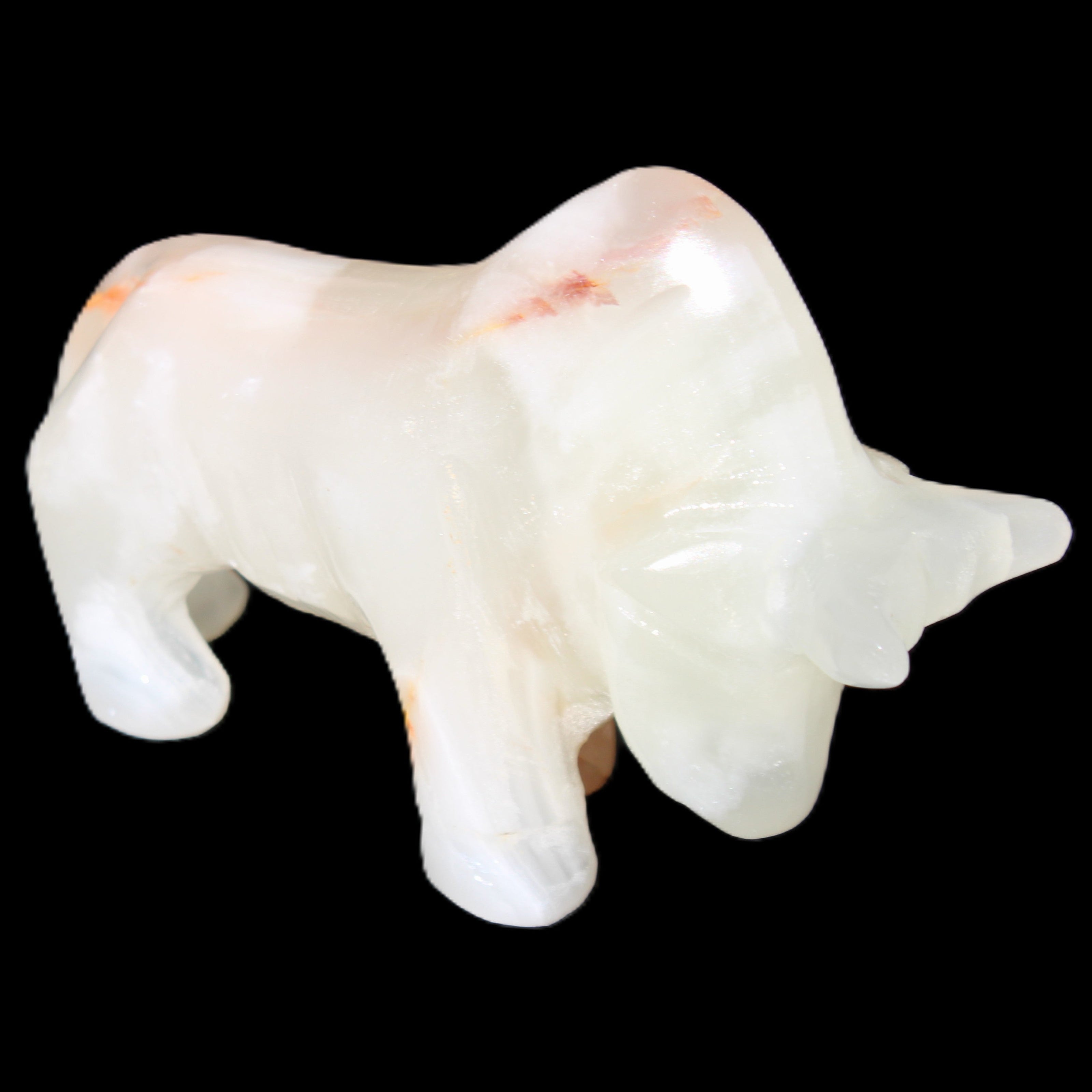 Afghan Jade hand-carved Bull 115*30*70mm 240g in sunlight - Rocks and Things Store