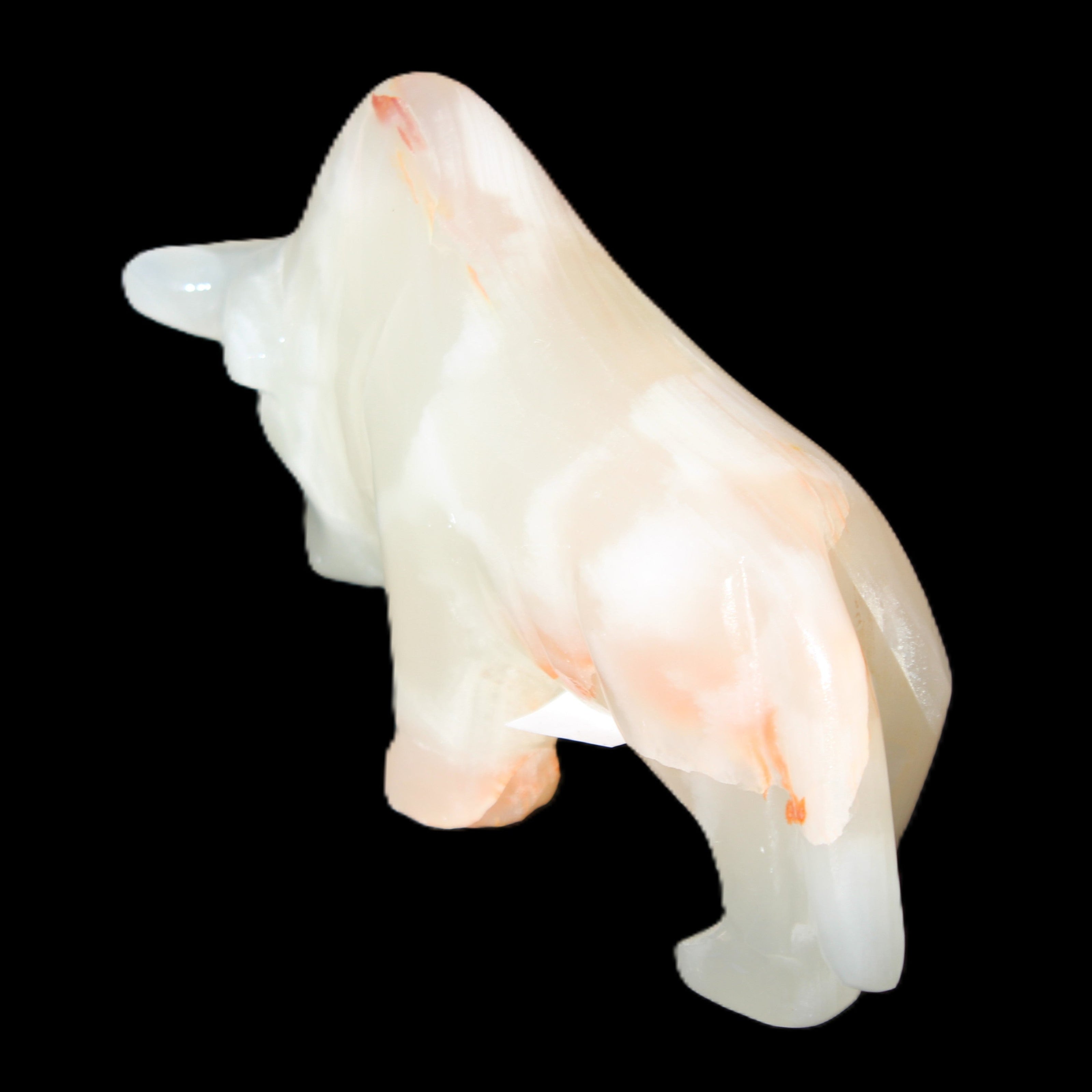 Afghan Jade hand-carved Bull 115*30*70mm 240g in sunlight - Rocks and Things Store