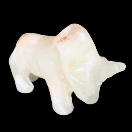 Afghan Jade hand-carved Bull 115*30*70mm 240g in sunlight - Rocks and Things Store