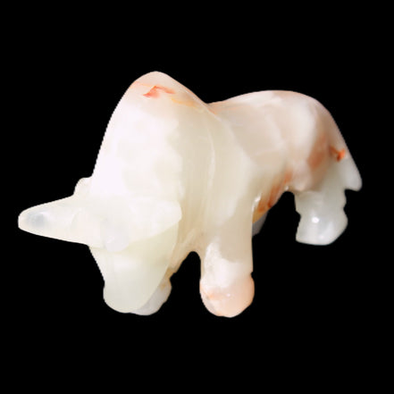 Afghan Jade hand-carved Bull 115*30*70mm 240g in sunlight - Rocks and Things Store