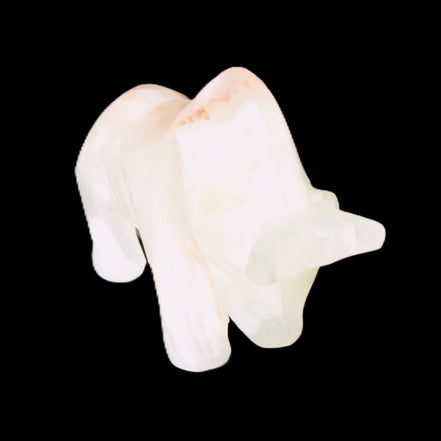 Afghan Jade hand-carved Bull 115*30*70mm 240g in sunlight - Rocks and Things Store
