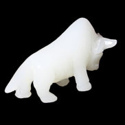 Afghan Jade hand-carved Bull 115*35*73mm 259g in sunlight - Rocks and Things Store