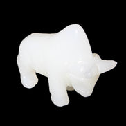 Afghan Jade hand-carved Bull 115*35*73mm 259g in sunlight - Rocks and Things Store