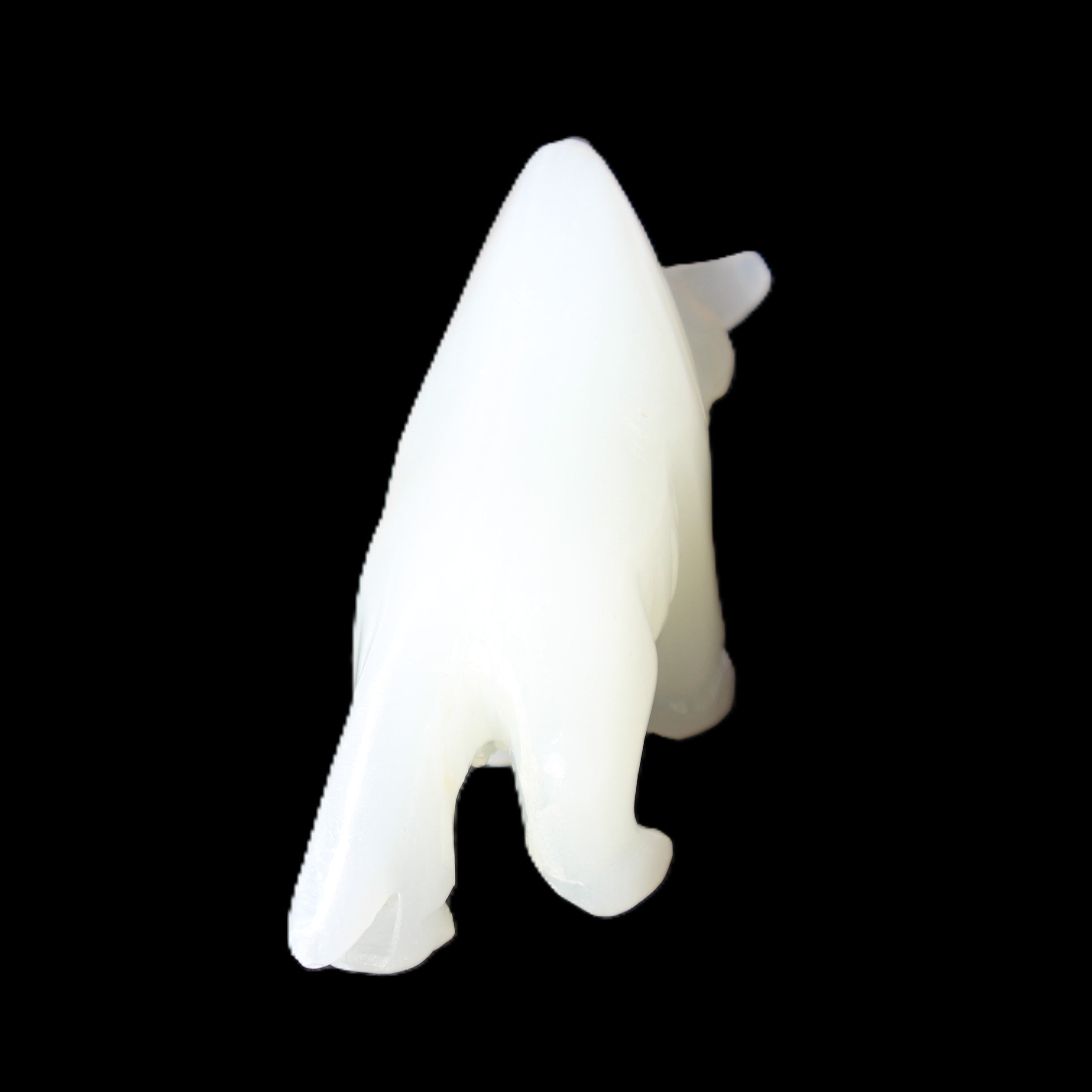 Afghan Jade hand-carved Bull 115*35*73mm 259g in sunlight - Rocks and Things Store