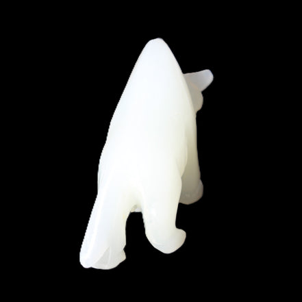 Afghan Jade hand-carved Bull 115*35*73mm 259g in sunlight - Rocks and Things Store