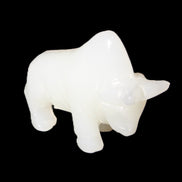 Afghan Jade hand-carved Bull 115*35*73mm 259g in sunlight - Rocks and Things Store