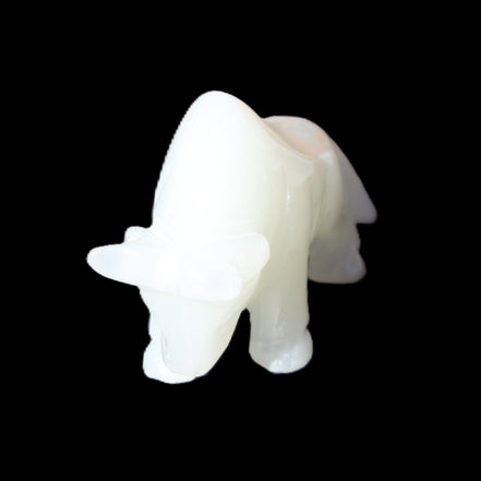 Afghan Jade hand-carved Bull 115*35*73mm 259g in sunlight - Rocks and Things Store