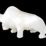 Afghan Jade hand-carved bull 115*30*68mm 216g in sunlight - Rocks and Things Store