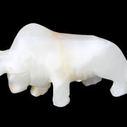 Afghan Jade hand-carved bull 115*30*68mm 216g in sunlight - Rocks and Things Store