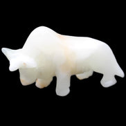 Afghan Jade hand-carved bull 115*30*68mm 216g in sunlight - Rocks and Things Store