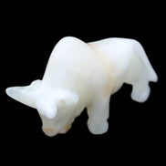 Afghan Jade hand-carved bull 115*30*68mm 216g in sunlight - Rocks and Things Store