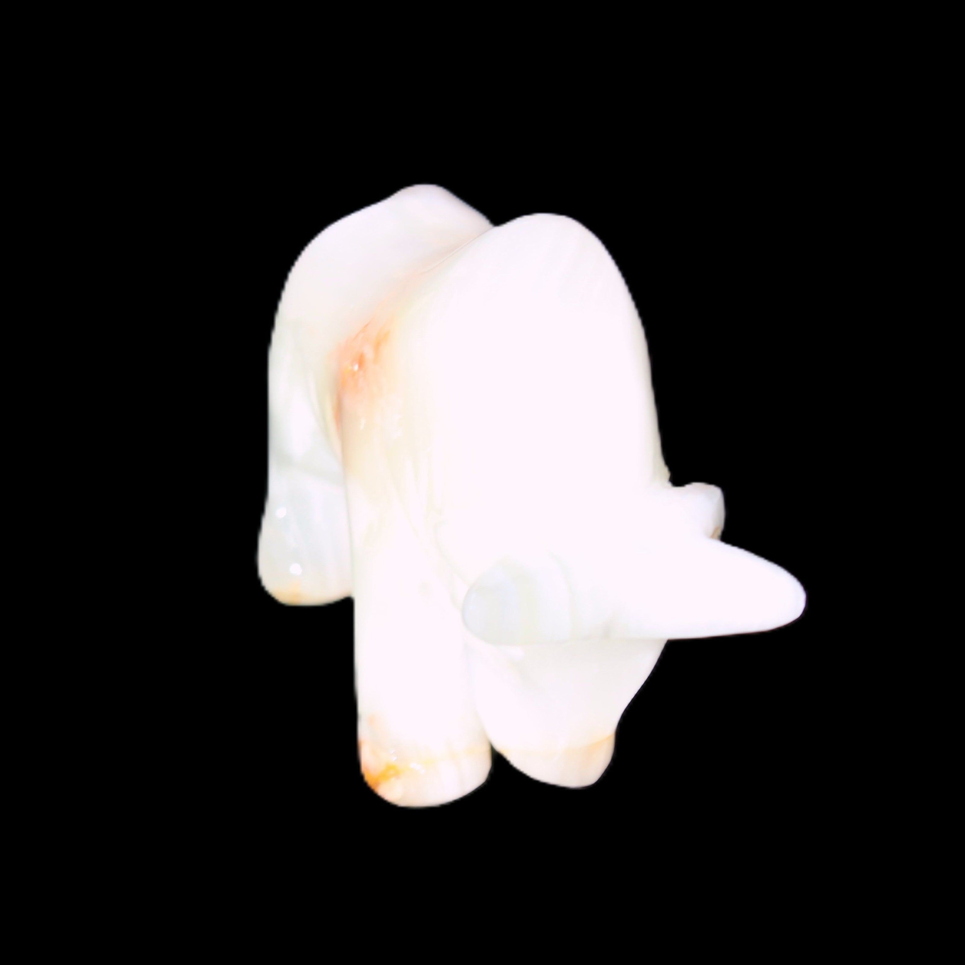 Afghan Jade hand-carved bull 115*30*68mm 216g in sunlight - Rocks and Things Store