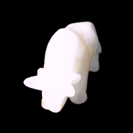 Afghan Jade hand-carved bull 115*30*68mm 216g in sunlight - Rocks and Things Store