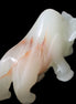 Afghan Jade hand-carved Bull 98*29*71mm 213g in sunlight - Rocks and Things Store