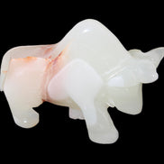 Afghan Jade hand-carved Bull 98*29*71mm 213g in sunlight - Rocks and Things Store
