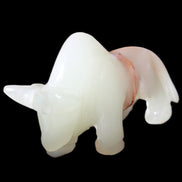 Afghan Jade hand-carved Bull 98*29*71mm 213g in sunlight - Rocks and Things Store