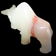 Afghan Jade hand-carved Bull 98*29*71mm 213g in sunlight - Rocks and Things Store